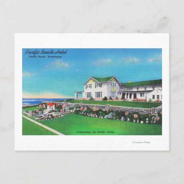 Yttre vy över Pacific Beach Hotel Vykort (Framsida)