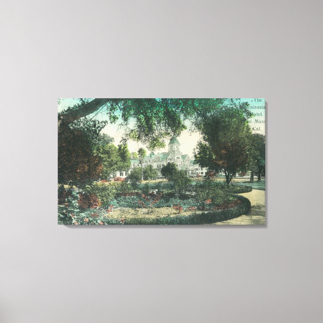 Yttre vy över Peninsula Hotel Canvastryck (Framsida)