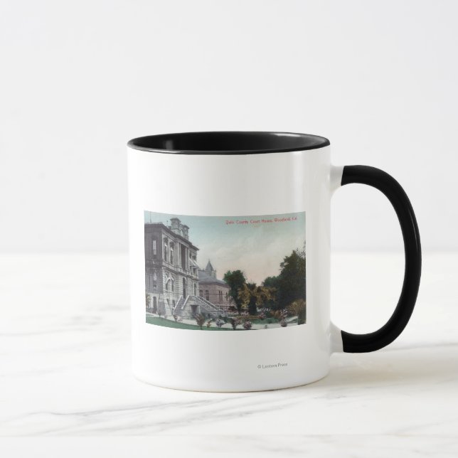 Yttre vy över Polo County Court House Mugg (Höger)
