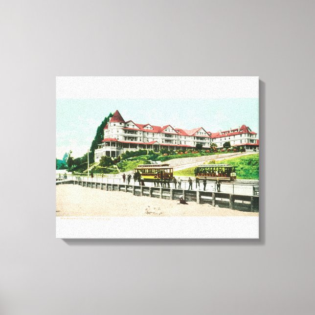 Yttre vy över Sea Beach Hotel Canvastryck (Framsida)