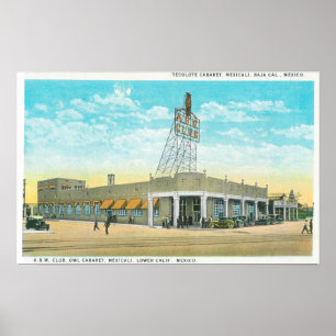 Yttre vy över skåpet Tecolote Poster