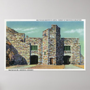 Yttre vy över Whiteface Mt Castle Poster