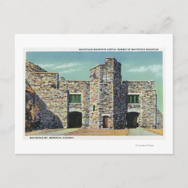 Yttre vy över Whiteface Mt Castle Vykort (Framsida)