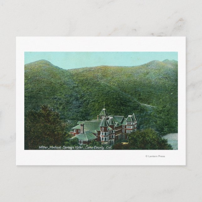 Yttre vy över Witter Vår Hotel Vykort (Framsida)