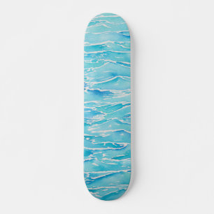 Ytvågor Ocean Hav Mini Skateboard Bräda 18,5 Cm