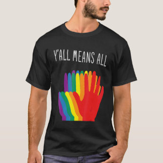 Yu2019all Elak All Rainbow Hearts Flagga LGbt för T Shirt