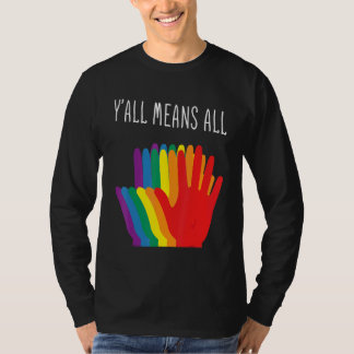 Yu2019all Elak All Rainbow Hearts Flagga LGbt för T Shirt