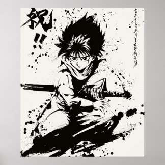 Yu Yu Hakusho TShirtHiei yu yu hakusho Poster