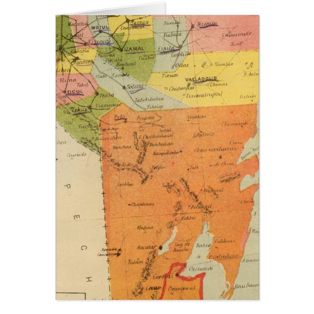 Yucatan, Mexiko 2 Hälsningskort (Framsidan)