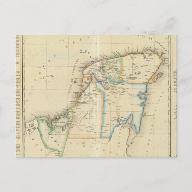 Yucatan, Mexiko Vykort (Framsida)