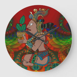 Yucatan Psychedelic Mexicano Visiones Stor Klocka