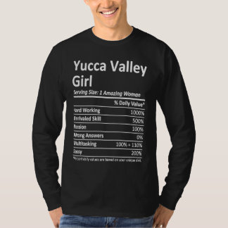 YUCCA DALEN Flicka CA KALIFORNIEN Stad Hem Rötter T Shirt