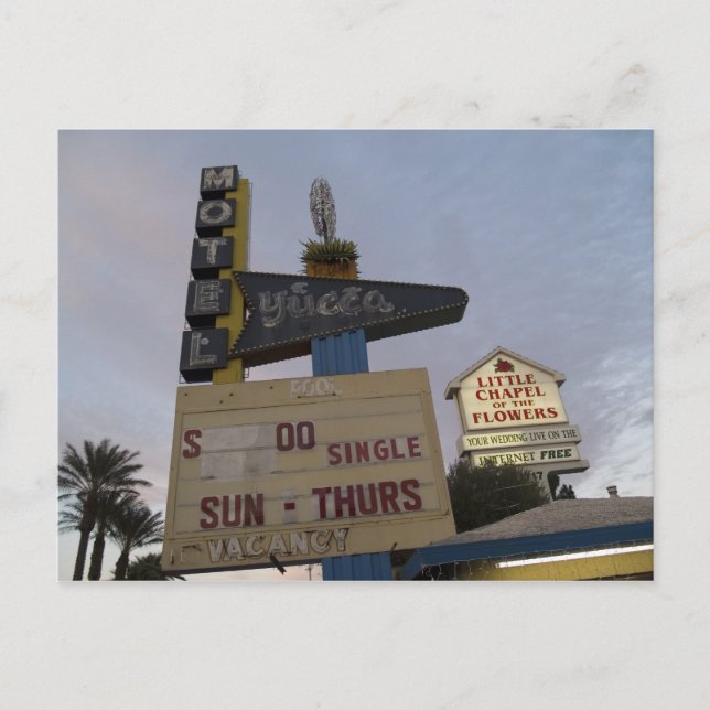 Yucca Motel Las Vegas Postcards Vykort (Framsida)