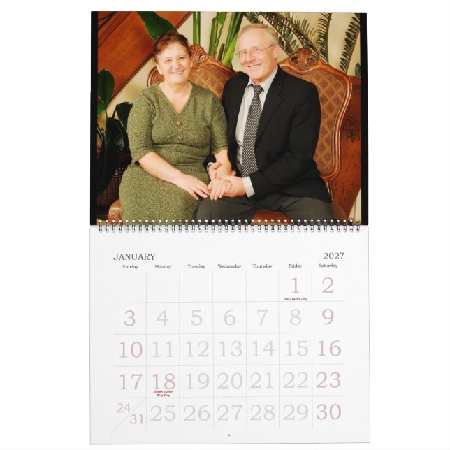 Yudin familj, 2009 kalender (Jan 2027)
