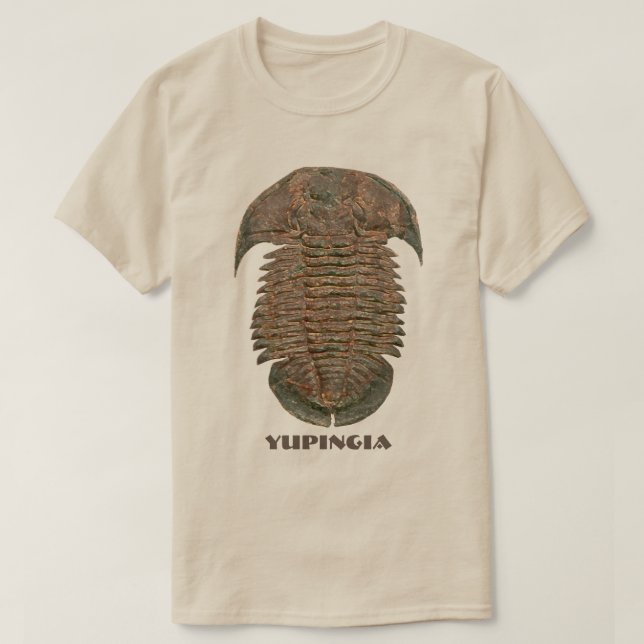 Yuepingia fossil trilobit t shirt (Design framsida)