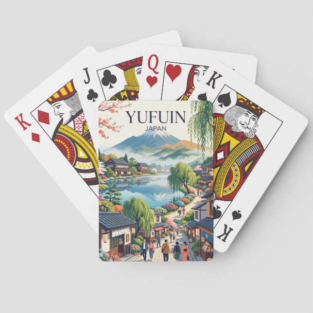 Yufuin Japan Casinokort (Baksidan)
