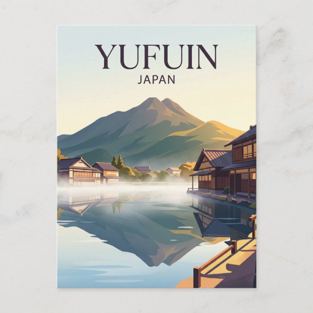 Yufuin Onsen Japan Vykort (Framsida)