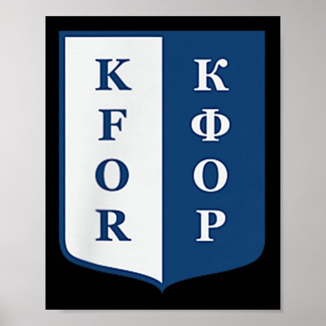 Yug, Kfor Kosovo Force Joint Peace operation Yug Poster (Framsidan)