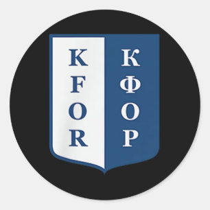Yug, Kfor Kosovo Force Joint Peace operation Yug Runt Klistermärke