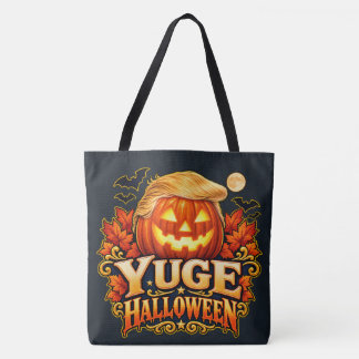 YUGE Halloween-hår Pumpa Kol Tygkasse