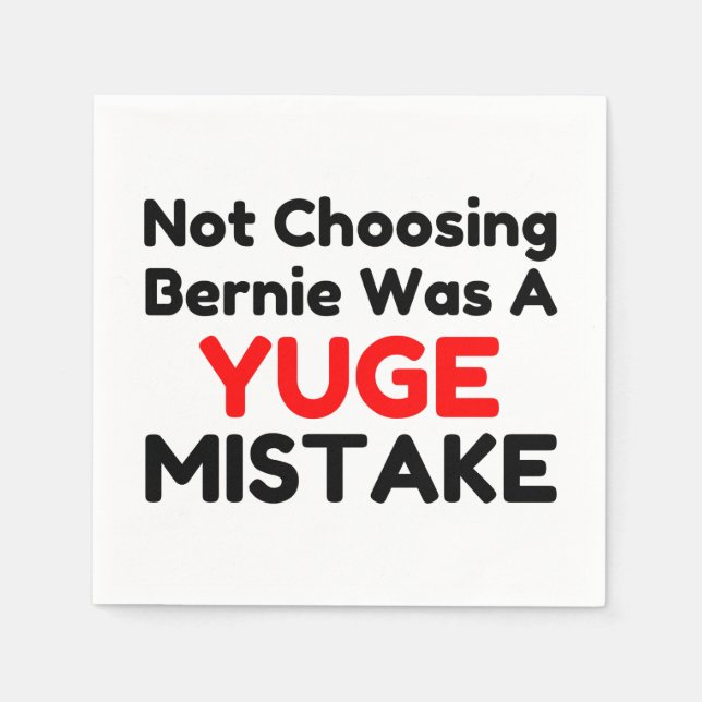 Yuge Mistake Pappersservett (Framsidan)