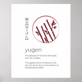 Yugen Japanska Sayed Motivational Ord Poster