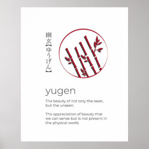 Yugen Japanska Sayed Motivational Ord Poster
