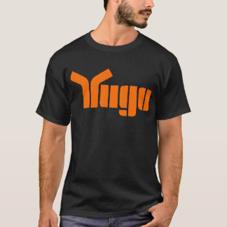 Yugo kall & Retro 80-talbillogotyp toppna mjuka T Shirt