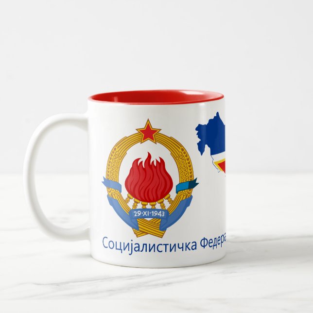 Yugoslavia Mug / Tasse Två-Tonad Mugg (Vänster)