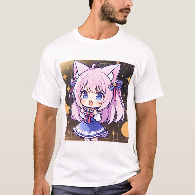 Yui Mizuki Anime Waifu T Shirt (Framsida)