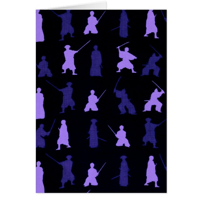 Yuji Samurai Hälsningskort (Framsidan)