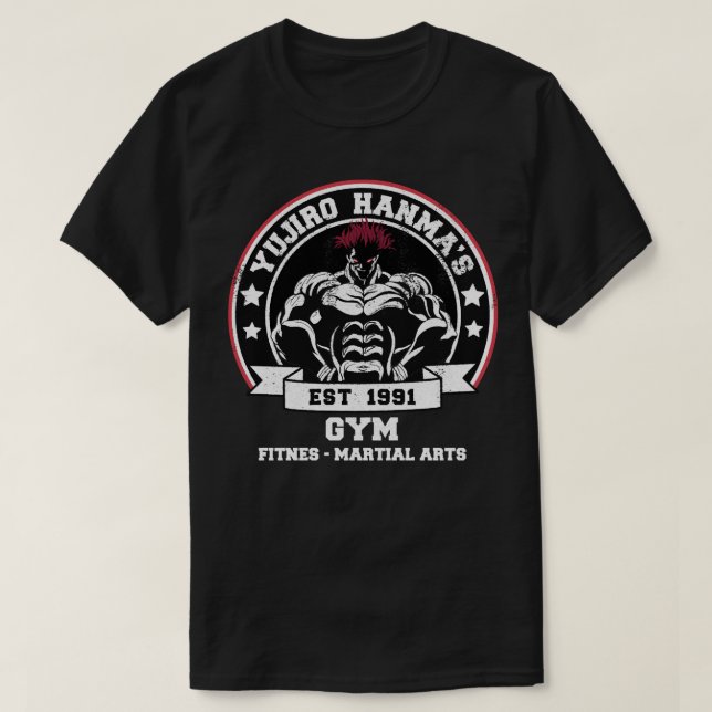 Yujiro hanma gym t shirt (Design framsida)