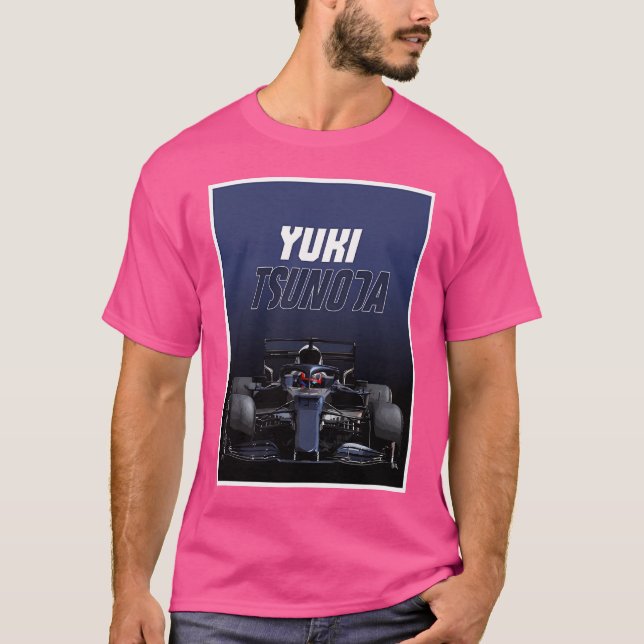 Yuki Tsunoda Alpha Tauri T Shirt (Framsida)