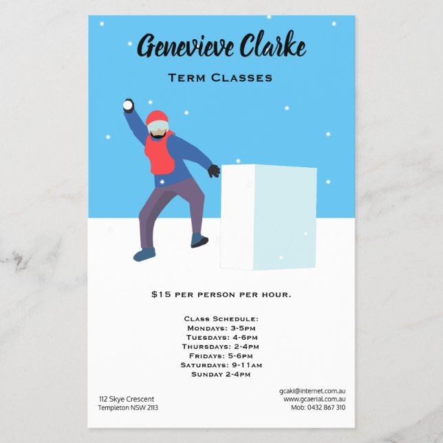 Yukigassen Flygblad (Framsidan)