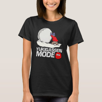 Yukigassen Mode on Snowball Fighing Snö Battle T Shirt