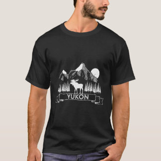 Yukon Canada Mountain Moose Yukon Kanada T Shirt