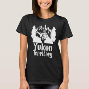Yukon Canada Natature Bear Mountains Manar Women V T Shirt