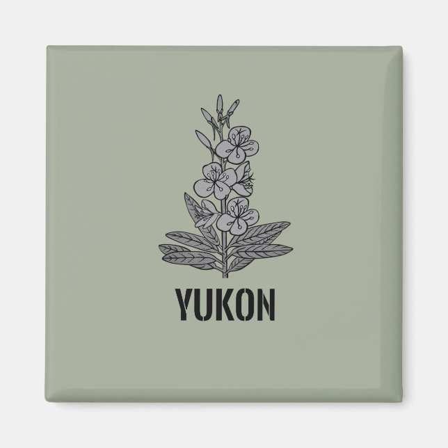 Yukon Fireweed Magnet (Framsidan)