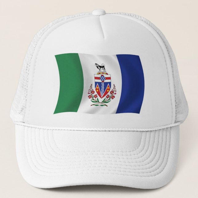 Yukon Flagg Hatt Truckerkeps (Framsida)