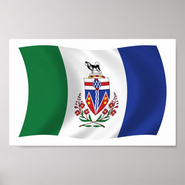 Yukon Flagga Affisch Print (Framsidan)