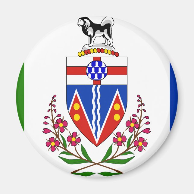 Yukon flagga magnet (Framsidan)