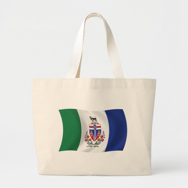 Yukon Flagga Totebag Jumbo Tygkasse (Framsidan)