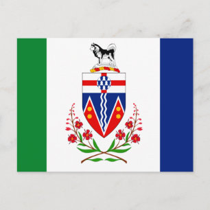 YUKON FLAGGA VYKORT