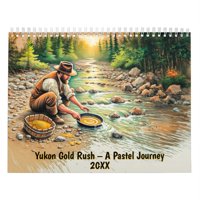 Yukon Gold Rush – En Pastell Resa Kalender (Omslag)