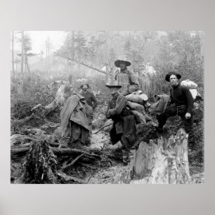 YUKON GULD RUSH 1897 POSTER