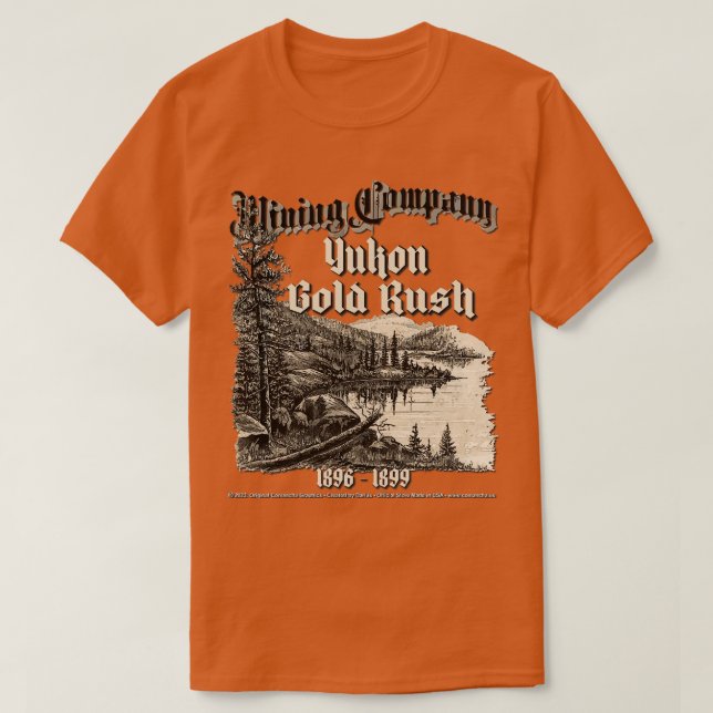 Yukon Guld Rush T Shirt (Design framsida)
