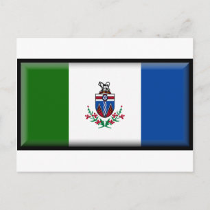 Yukon (Kanada) Flagga Vykort