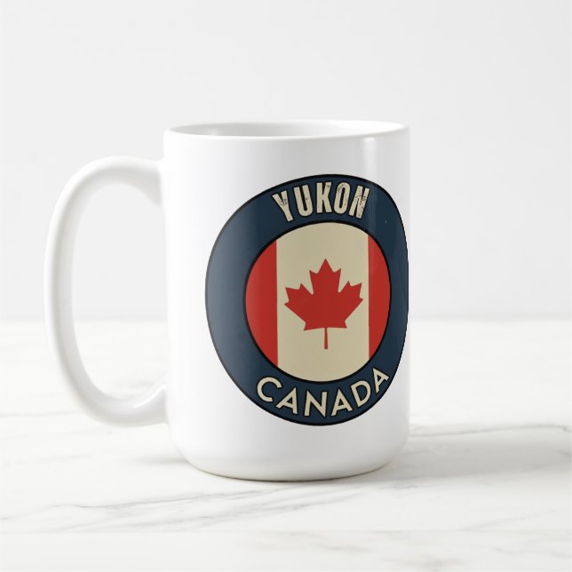 Yukon Kanada Kaffemugg (Vänster)