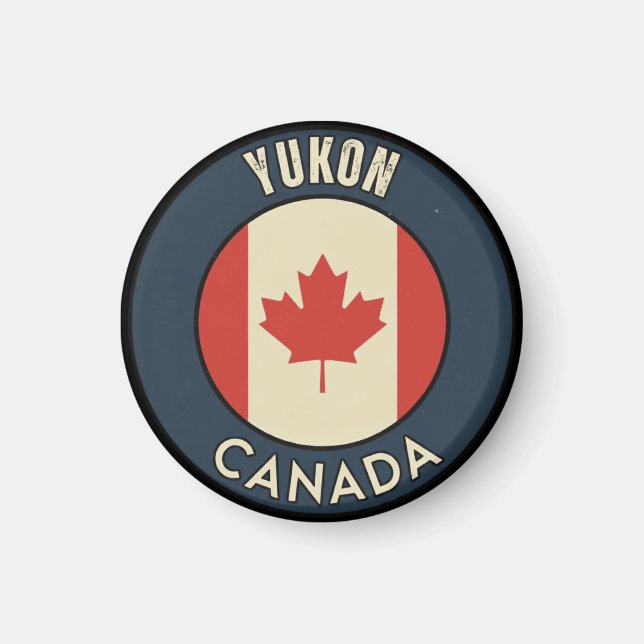 Yukon Kanada Magnet (Framsidan)