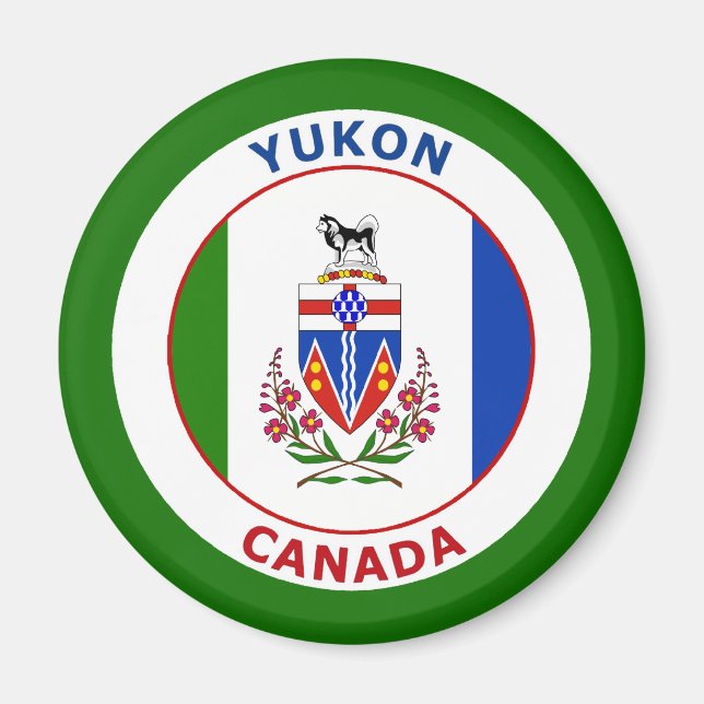 YUKON, KANADA MAGNET (Framsidan)